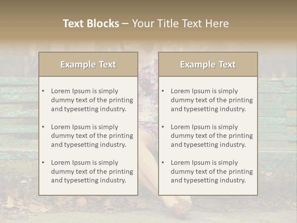 One Smile Girl PowerPoint Template