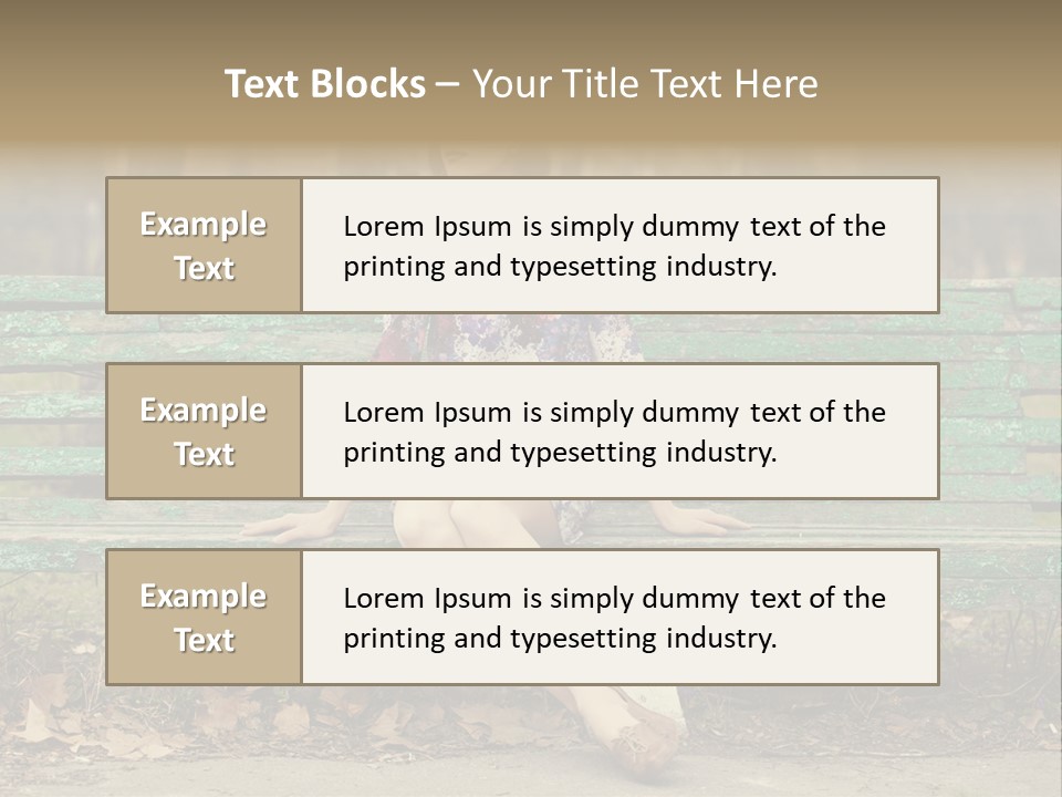 One Smile Girl PowerPoint Template