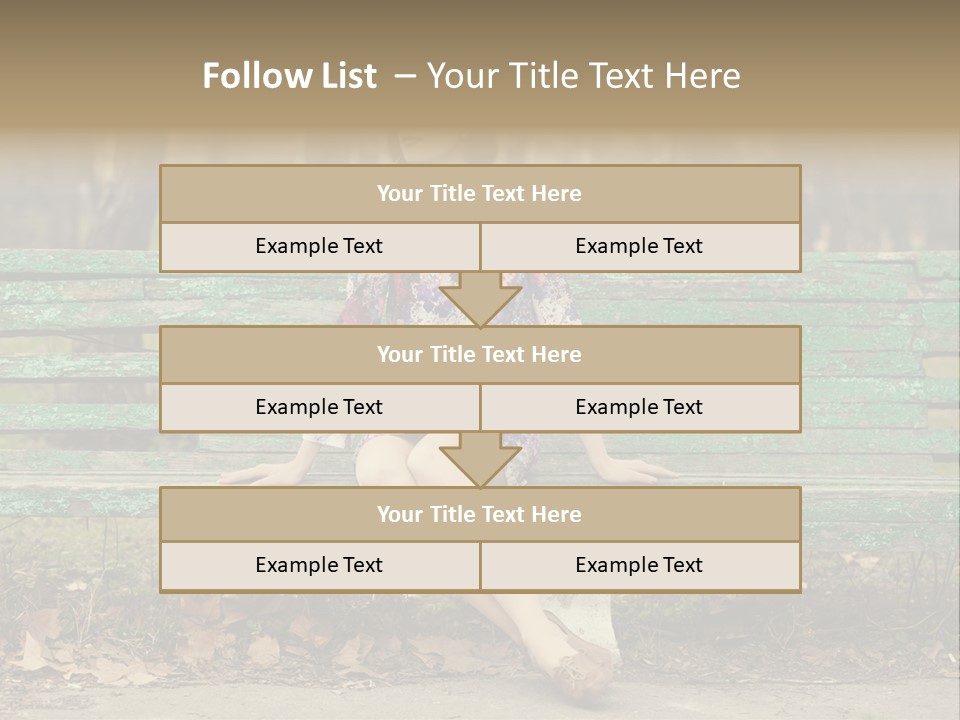 One Smile Girl PowerPoint Template