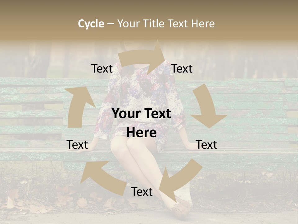 One Smile Girl PowerPoint Template