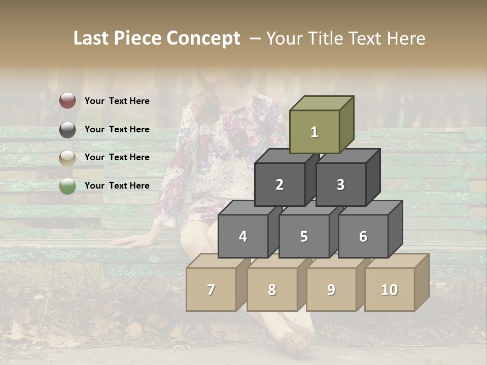 One Smile Girl PowerPoint Template