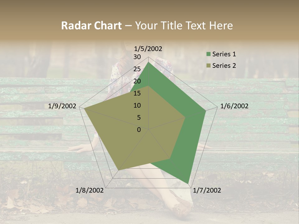 One Smile Girl PowerPoint Template
