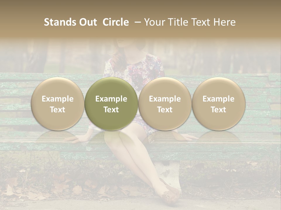 One Smile Girl PowerPoint Template