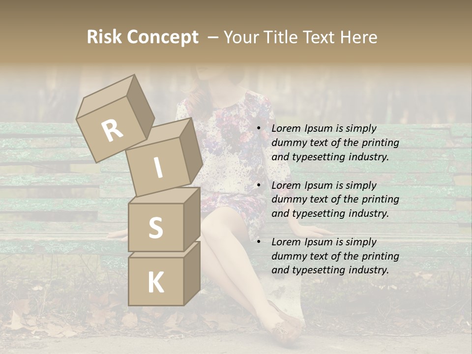 One Smile Girl PowerPoint Template