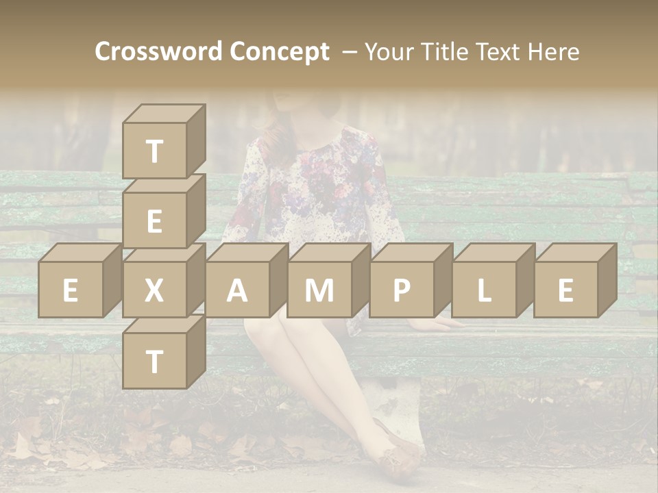 One Smile Girl PowerPoint Template