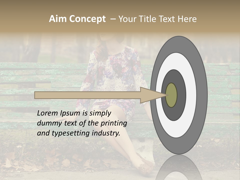 One Smile Girl PowerPoint Template