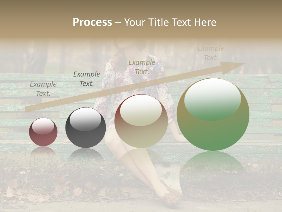 One Smile Girl PowerPoint Template