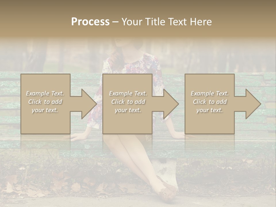 One Smile Girl PowerPoint Template