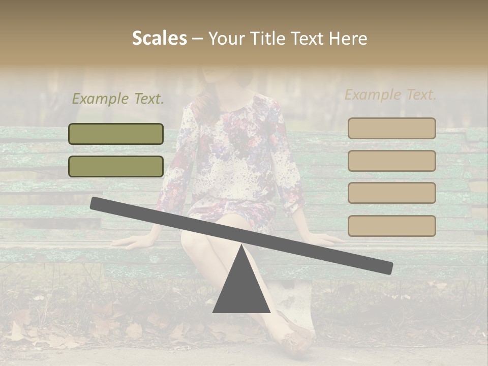 One Smile Girl PowerPoint Template