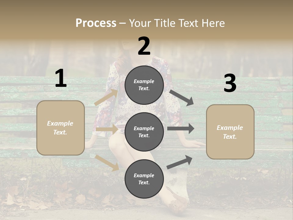 One Smile Girl PowerPoint Template