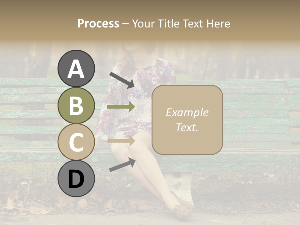 One Smile Girl PowerPoint Template