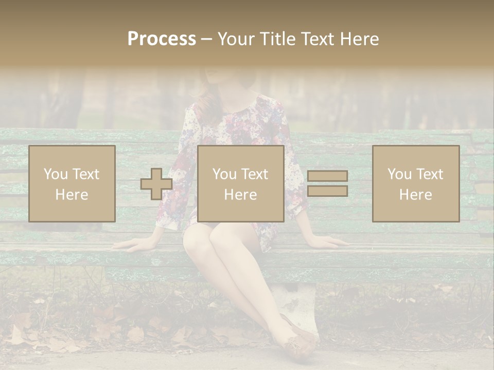 One Smile Girl PowerPoint Template