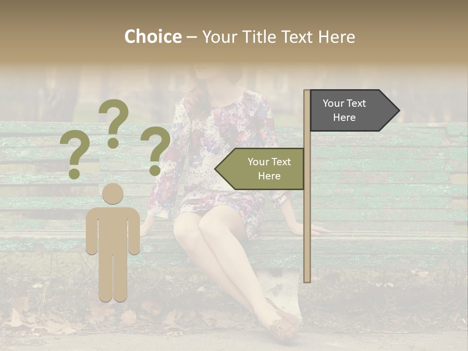 One Smile Girl PowerPoint Template