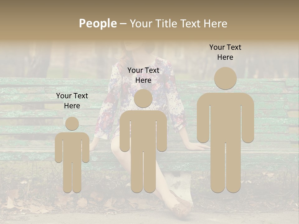 One Smile Girl PowerPoint Template