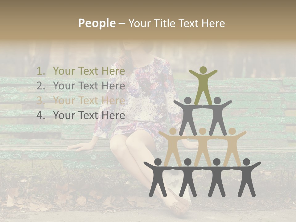 One Smile Girl PowerPoint Template