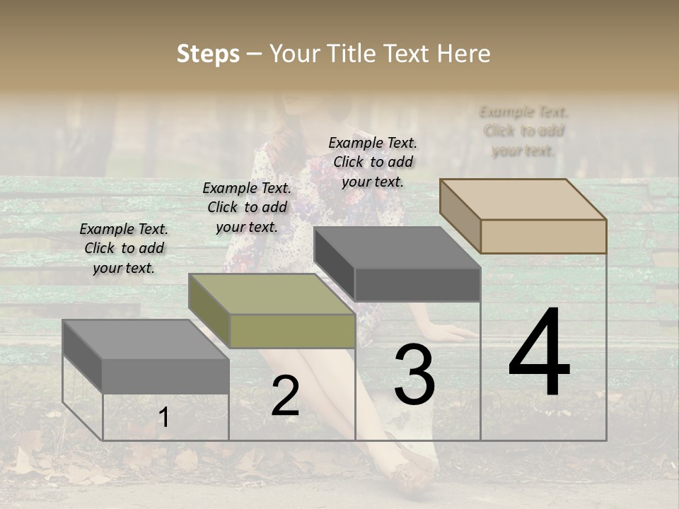 One Smile Girl PowerPoint Template