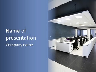 Ceiling Seat Window PowerPoint Template