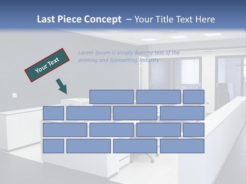 Ceiling Seat Window PowerPoint Template