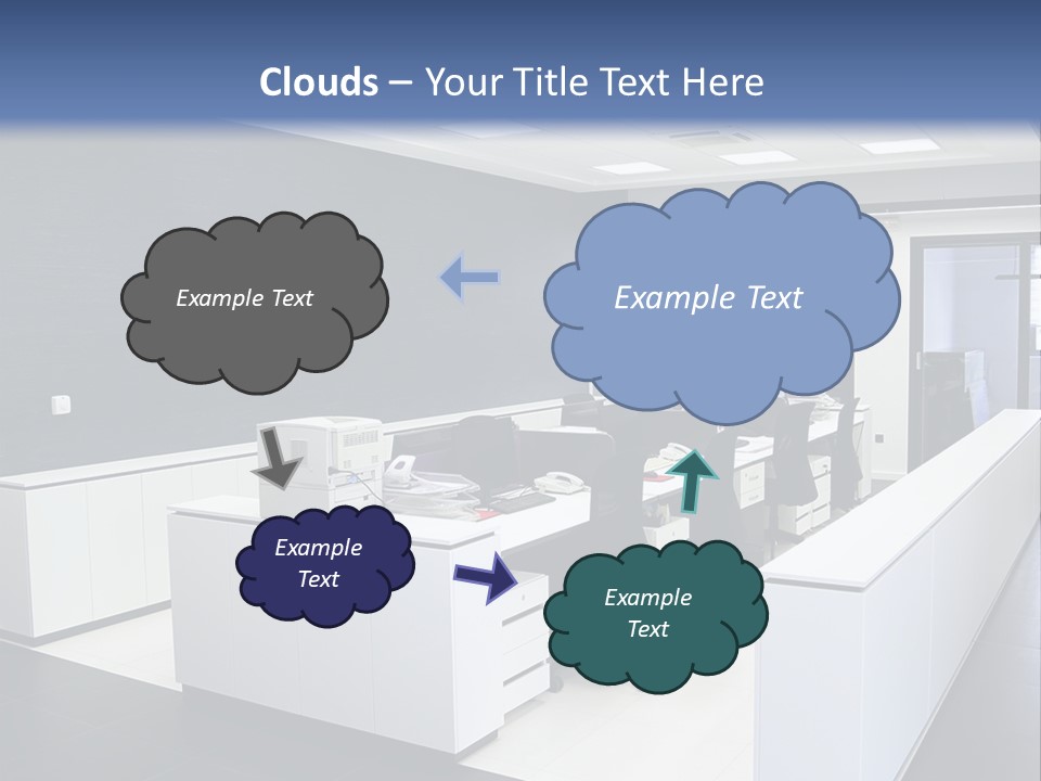 Ceiling Seat Window PowerPoint Template