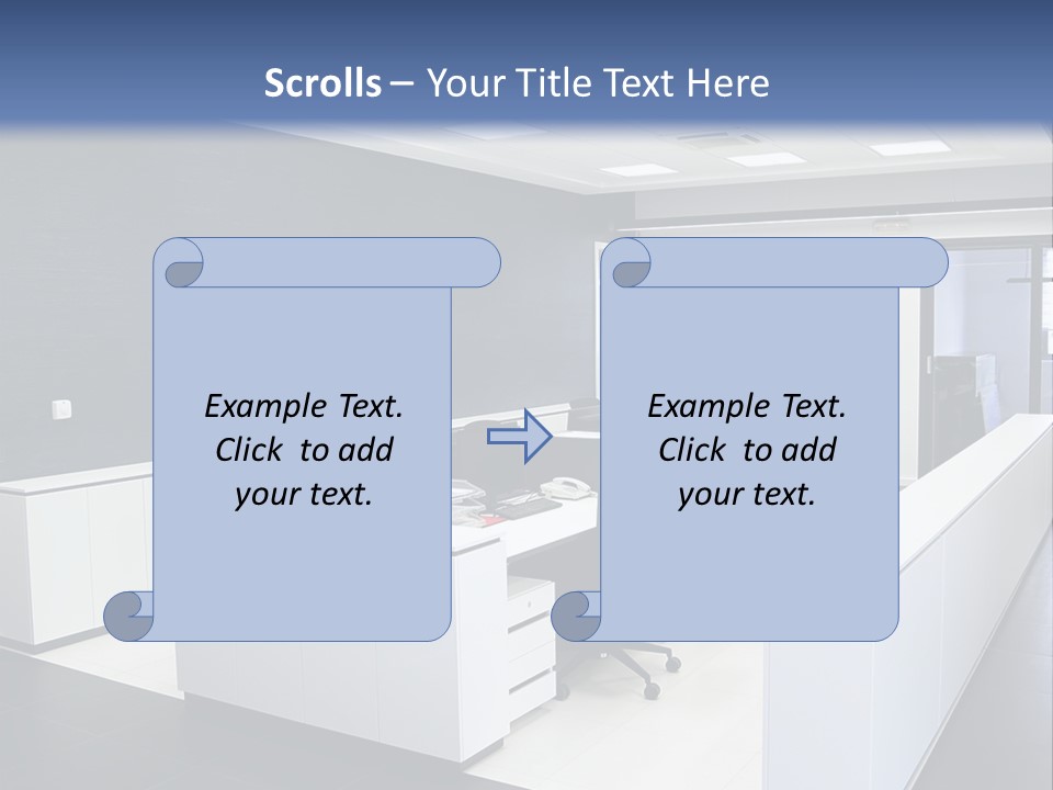 Ceiling Seat Window PowerPoint Template