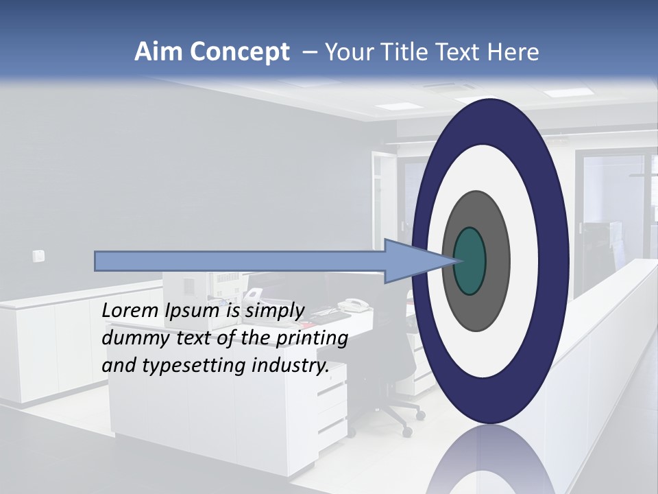 Ceiling Seat Window PowerPoint Template