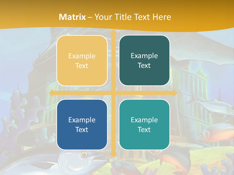 Crab Whale Manga PowerPoint Template