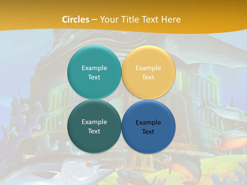 Crab Whale Manga PowerPoint Template