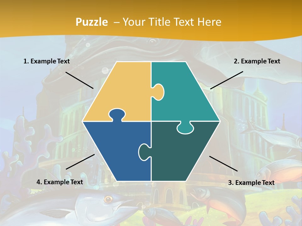 Crab Whale Manga PowerPoint Template