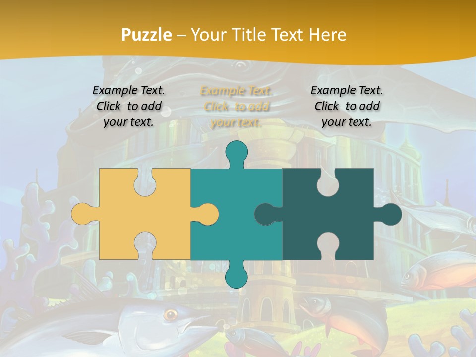 Crab Whale Manga PowerPoint Template