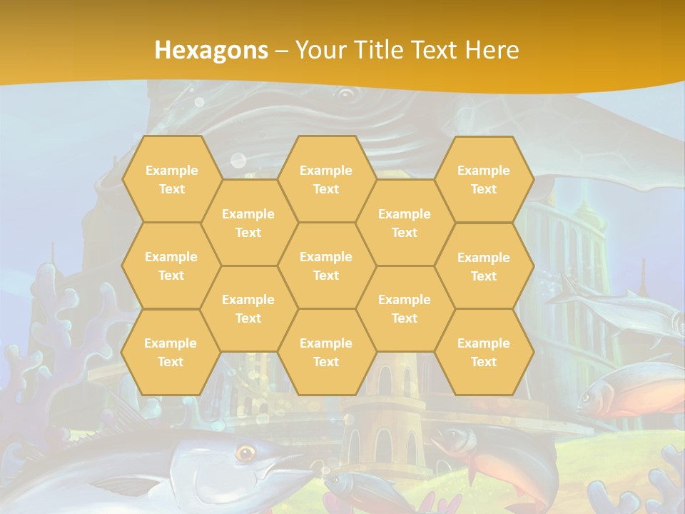 Crab Whale Manga PowerPoint Template