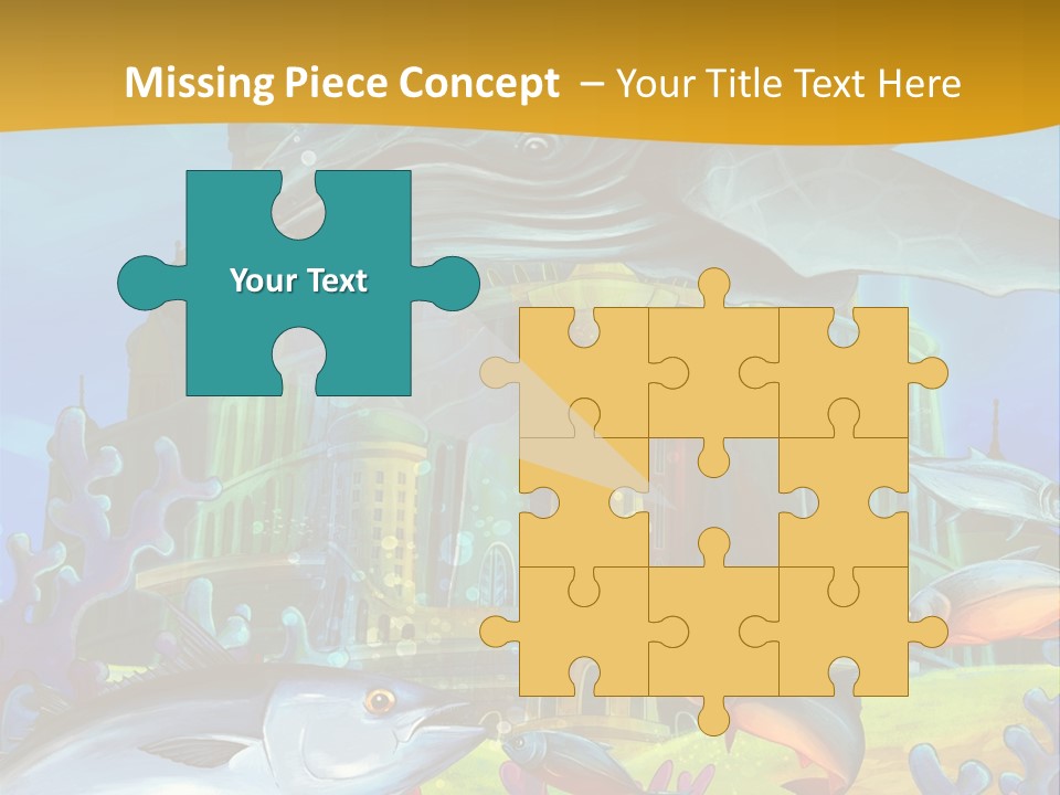 Crab Whale Manga PowerPoint Template