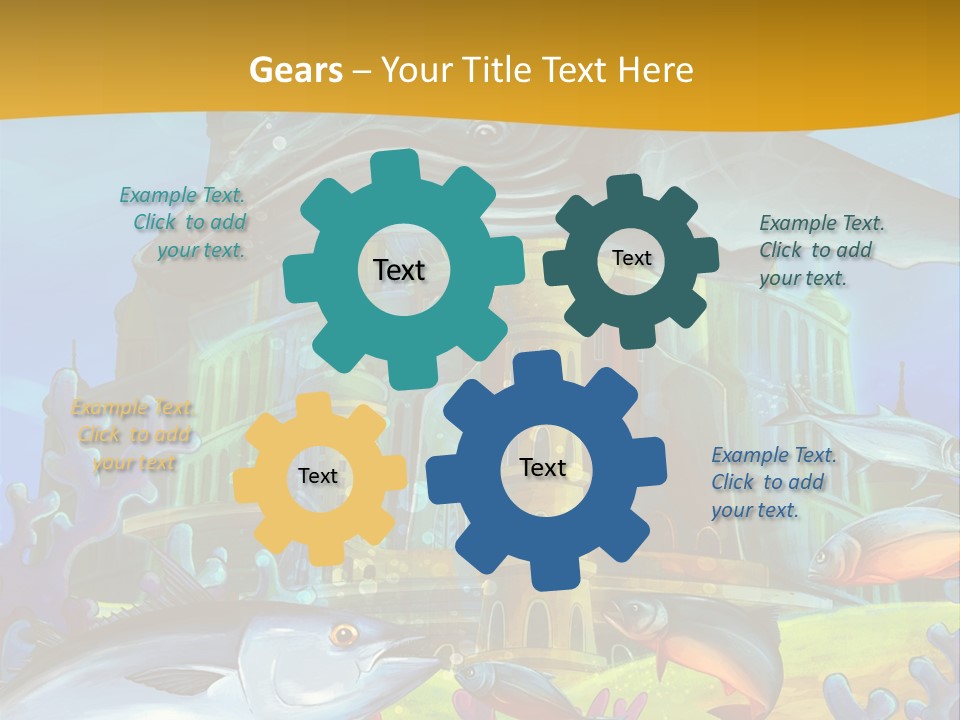 Crab Whale Manga PowerPoint Template