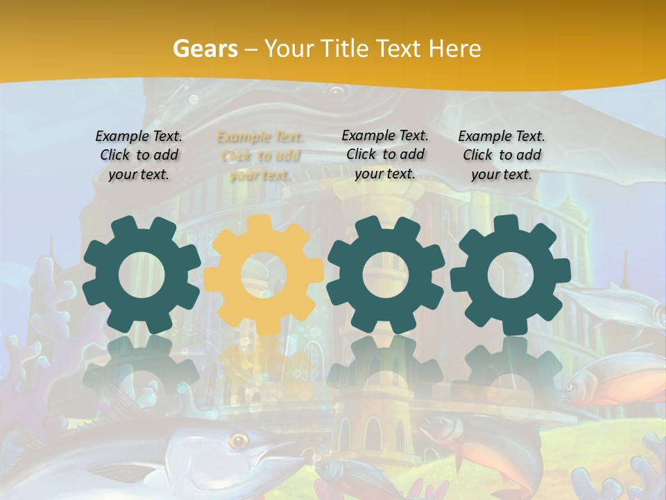 Crab Whale Manga PowerPoint Template