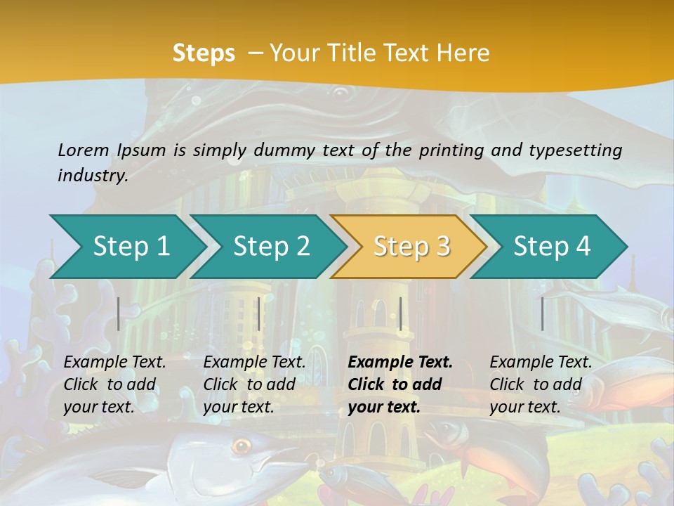 Crab Whale Manga PowerPoint Template