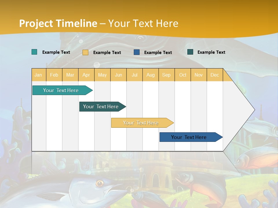 Crab Whale Manga PowerPoint Template