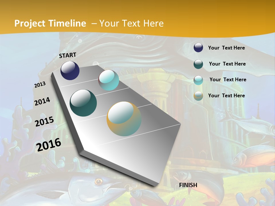 Crab Whale Manga PowerPoint Template