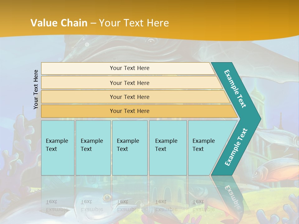 Crab Whale Manga PowerPoint Template