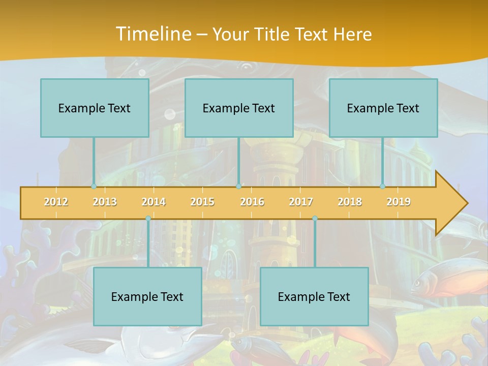 Crab Whale Manga PowerPoint Template