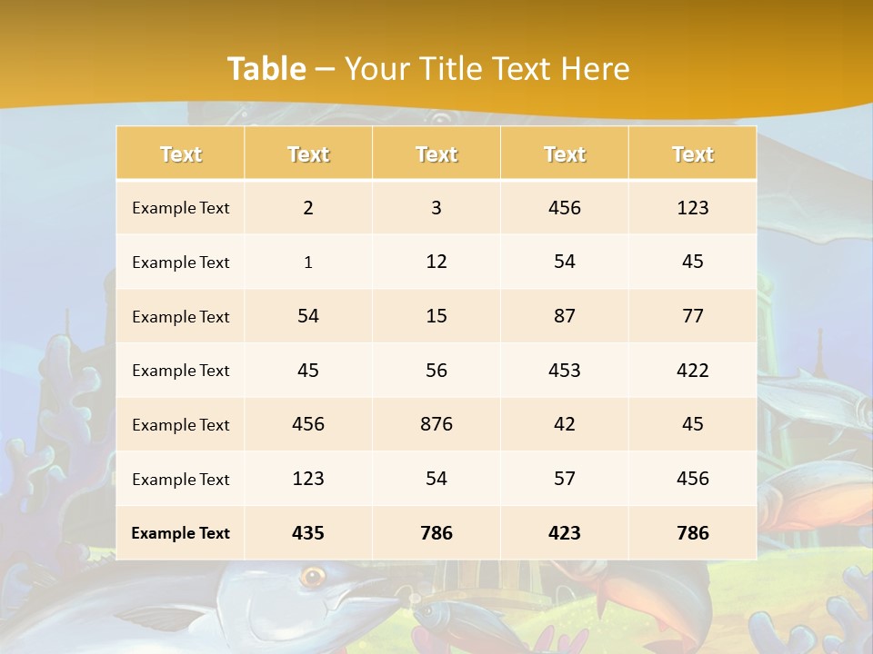 Crab Whale Manga PowerPoint Template