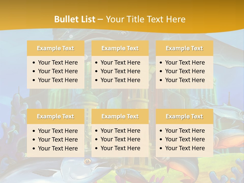 Crab Whale Manga PowerPoint Template