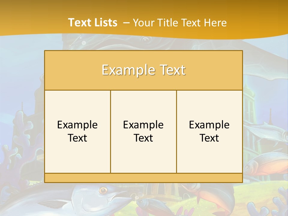 Crab Whale Manga PowerPoint Template