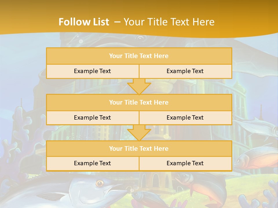 Crab Whale Manga PowerPoint Template