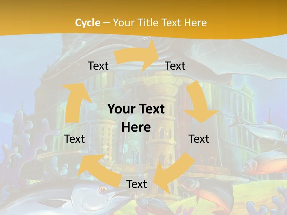 Crab Whale Manga PowerPoint Template