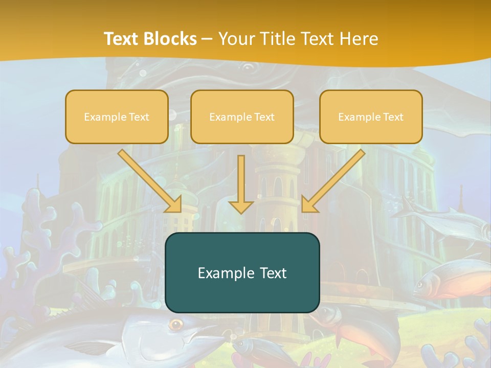 Crab Whale Manga PowerPoint Template