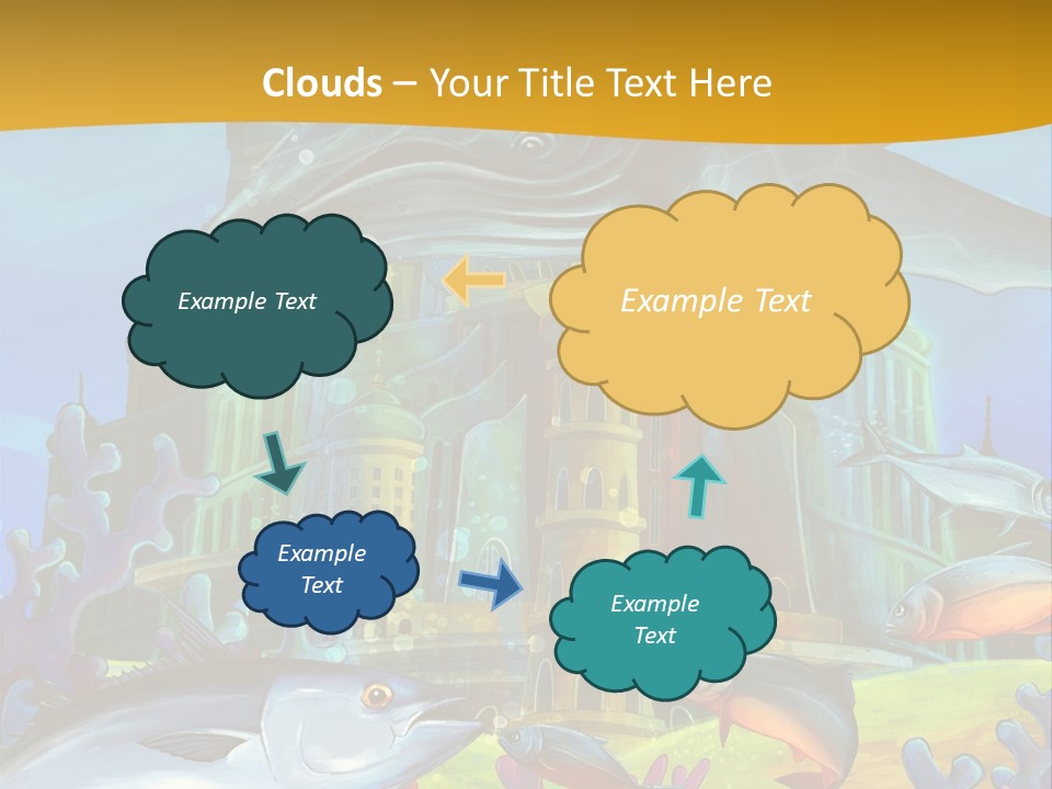 Crab Whale Manga PowerPoint Template