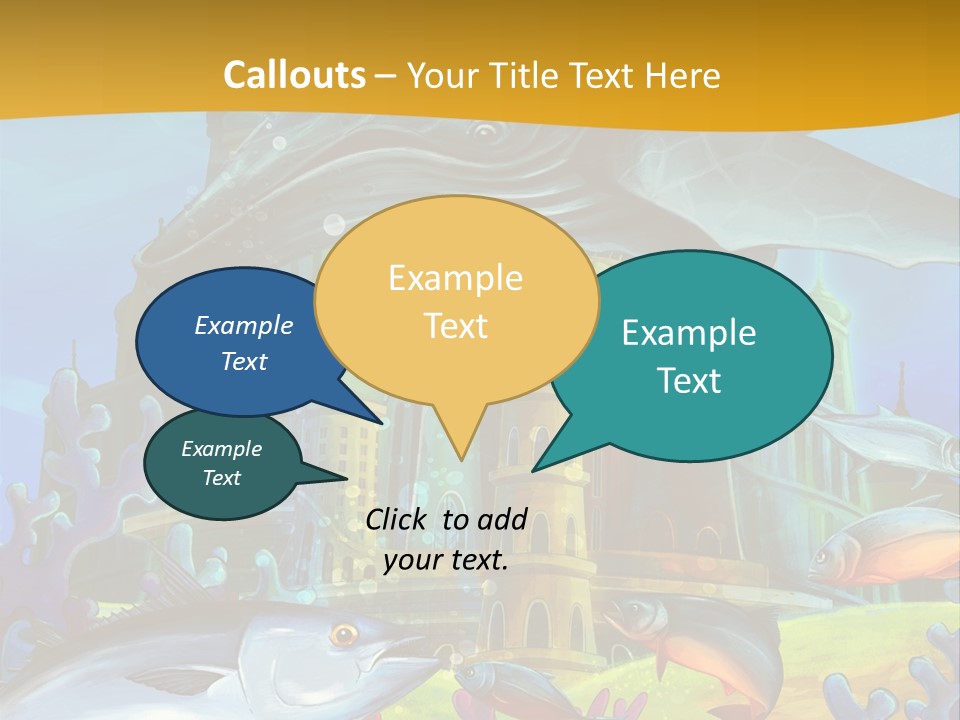 Crab Whale Manga PowerPoint Template