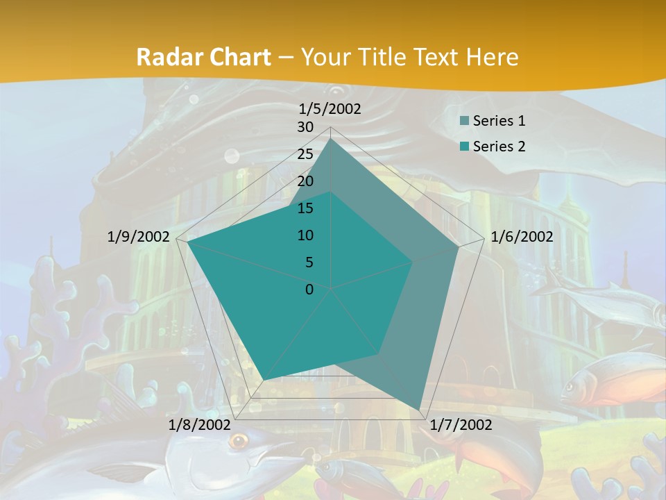 Crab Whale Manga PowerPoint Template