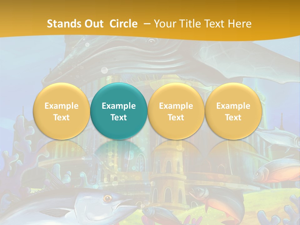 Crab Whale Manga PowerPoint Template