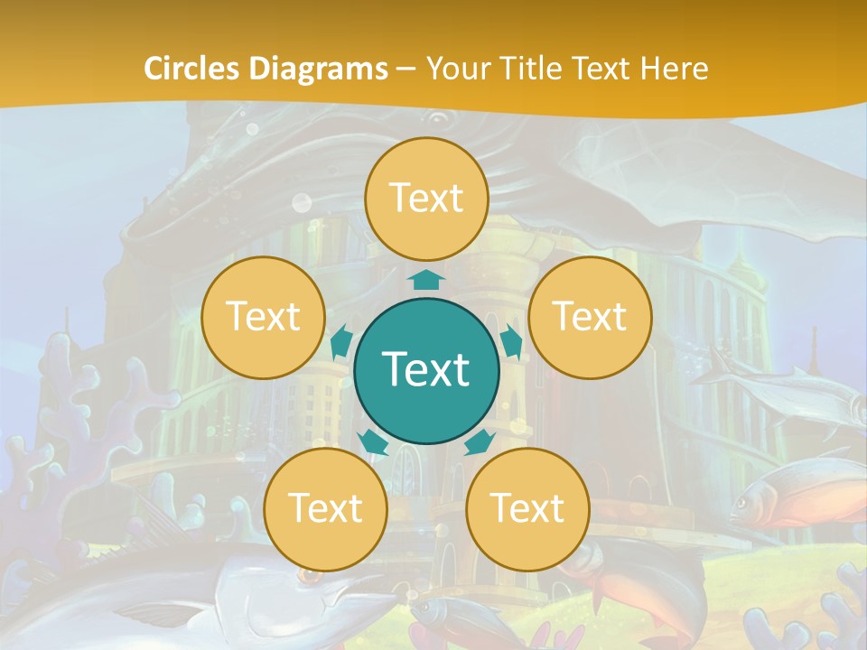 Crab Whale Manga PowerPoint Template