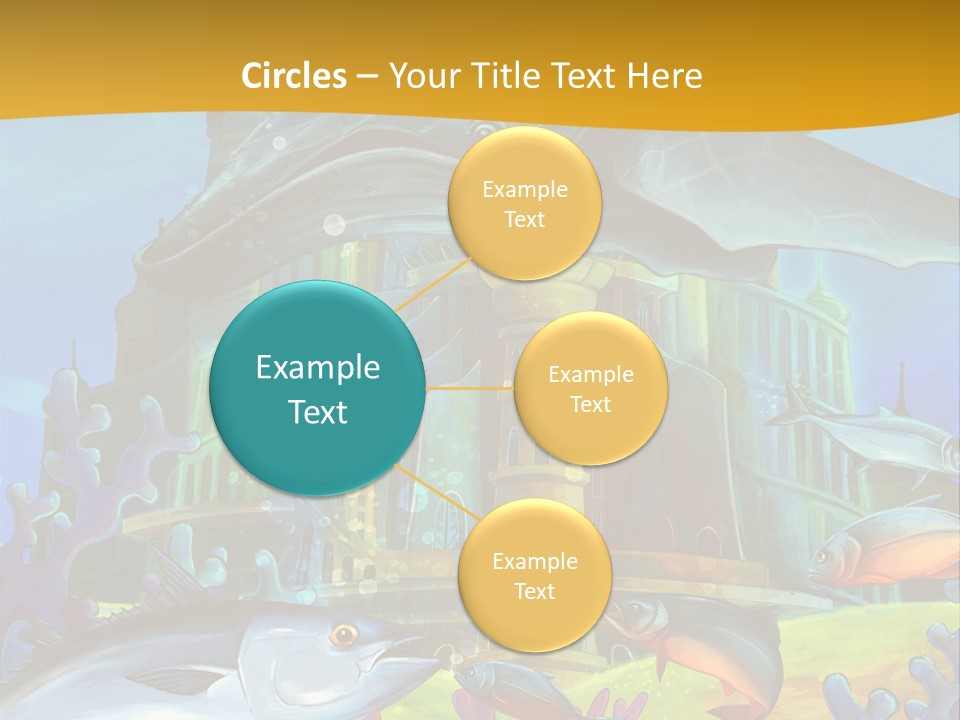 Crab Whale Manga PowerPoint Template